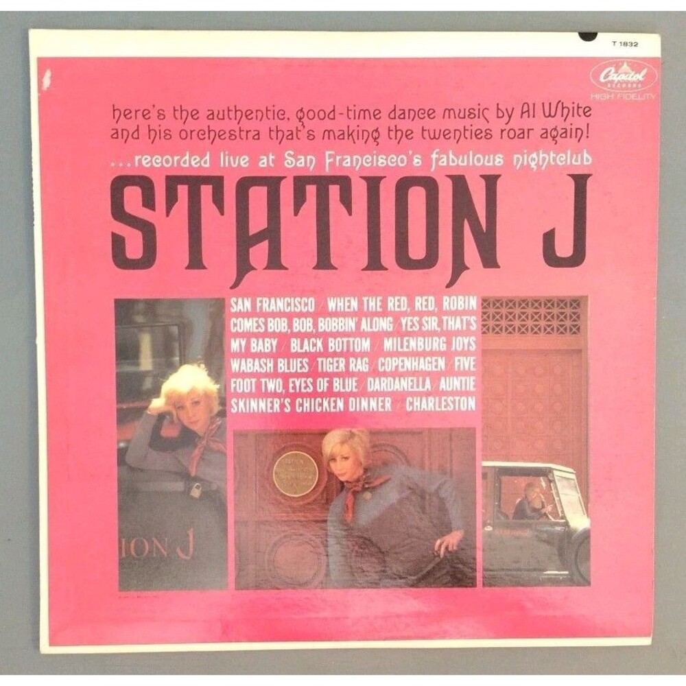Al White Station J Orchestra LP WHITE LABEL PROMO Capitol T-1832 San Francisco